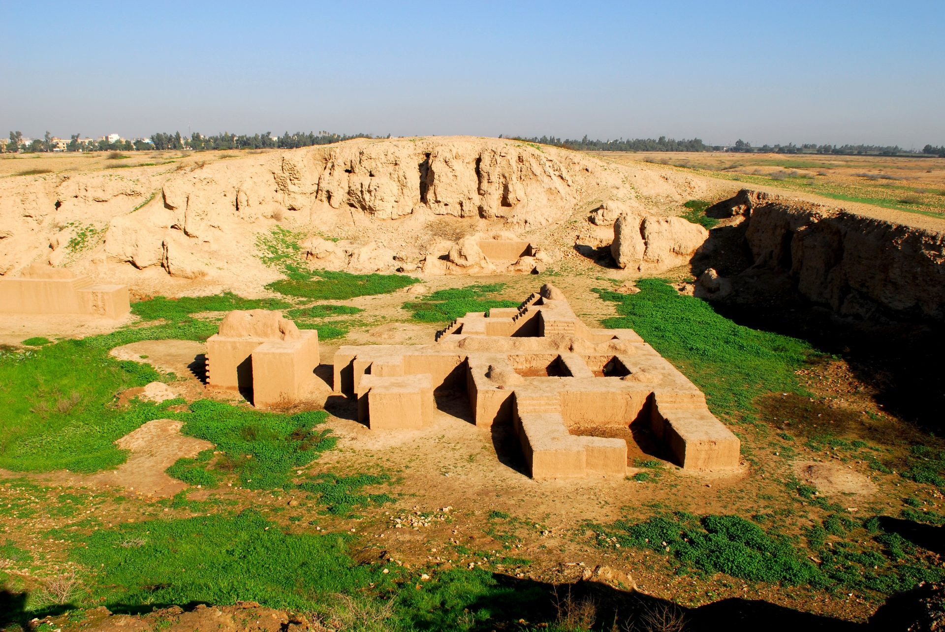 A photograph of ancient ruins near Susa, Iran.